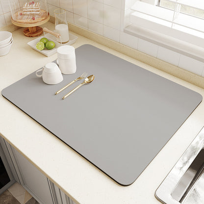 Modern & Minimalism Kitchen Countertop Water Draining Pad