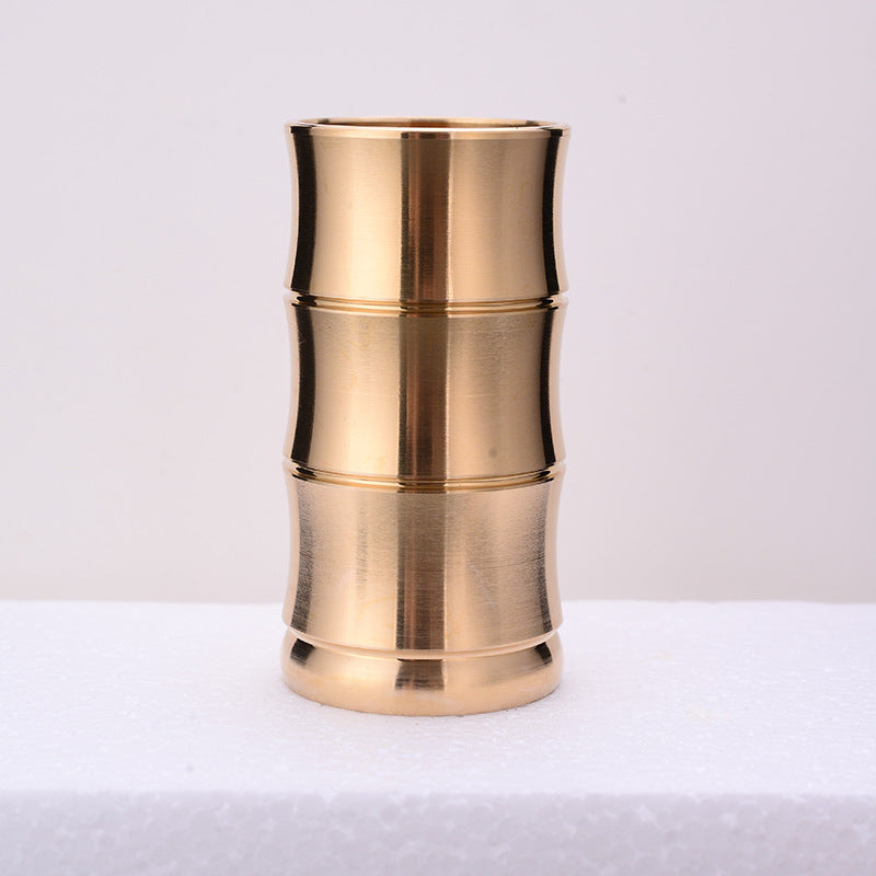 Tea Container Vintage Bamboo Vase Storage Container Ornaments