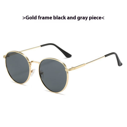 Retro Clip-On Ellipse Sunglasses for Men & Women