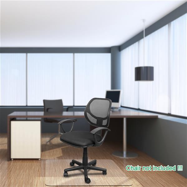 PVC Frosted Floor Protection Pad Without Nails, Rectangular, 90x120x0.2cm