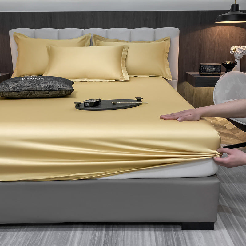 60 Cotton Long-staple Cotton Three-piece Bed Sheet Set