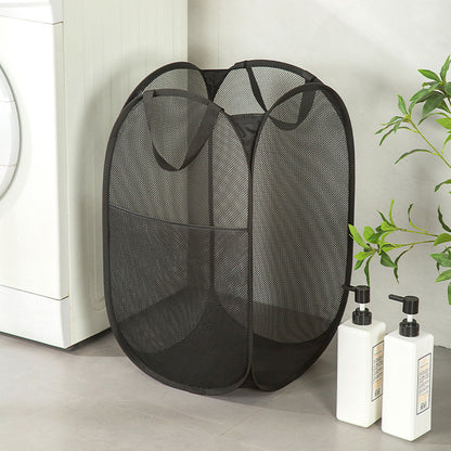 Upgraded Portable Laundry Folding Linen Storage Basket