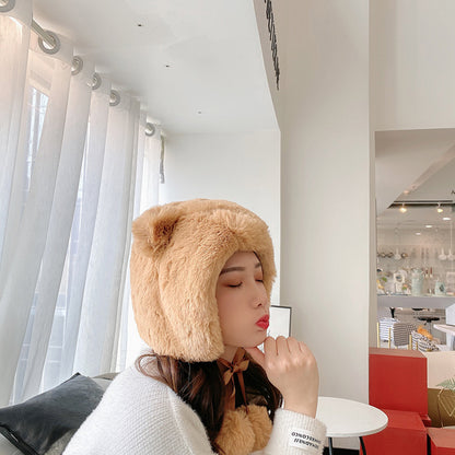 Women’s Cute Earmuff Hat for Autumn & Winter