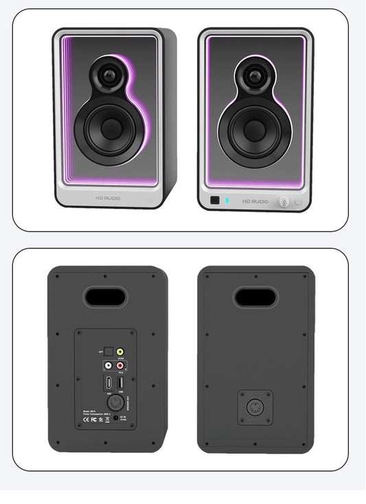 Monitor Speaker Bluetooth Computer Audio HIFI TV Audio Super Cool Light