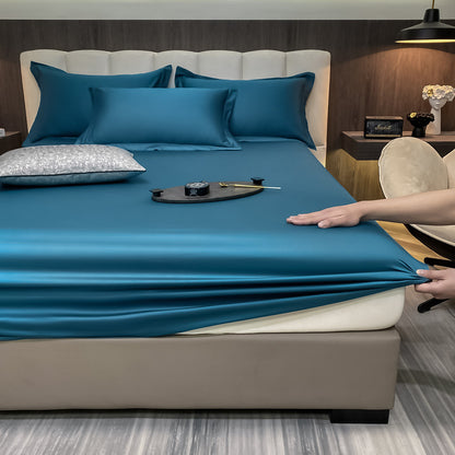 60 Cotton Long-staple Cotton Three-piece Bed Sheet Set