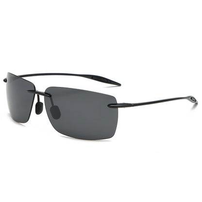 Light Rimless TR90 Sunglasses for Men