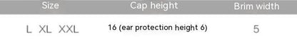Fur Integrated Winter Thickened Earflaps Leather Hat