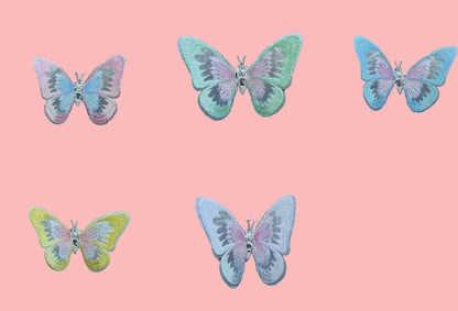 Moving Embroidery Butterfly Car Air Outlet Decoration