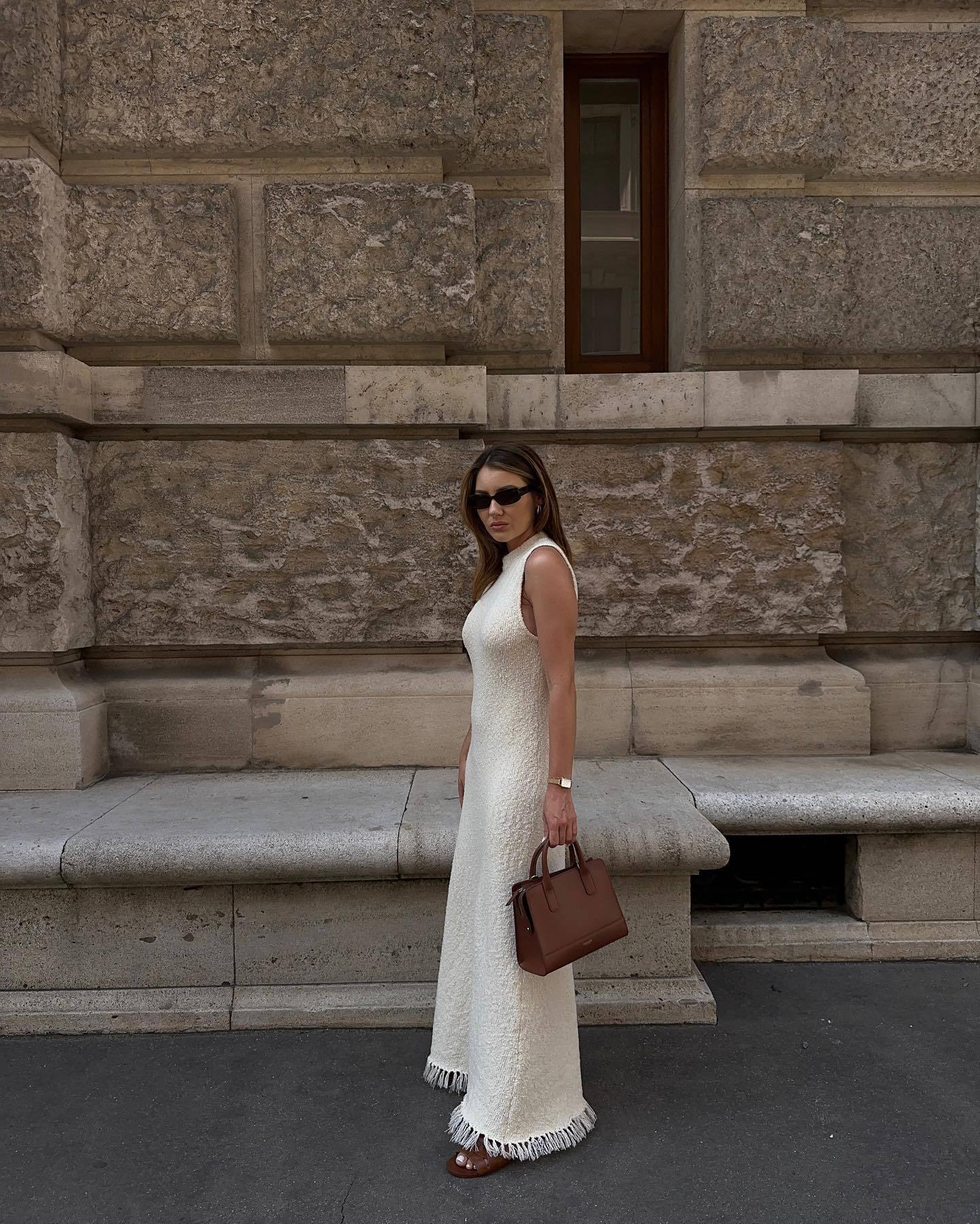Sleeveless Tassel Long Dress Summer Women