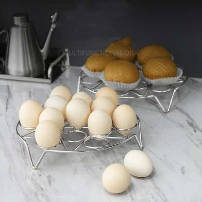 Multifunctional Kitchen Steaming Rack With High Feet