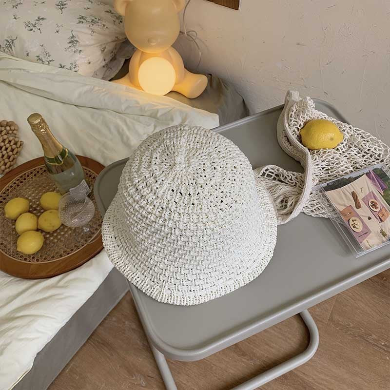 Fashion Knitted Round Top Fisherman Hat
