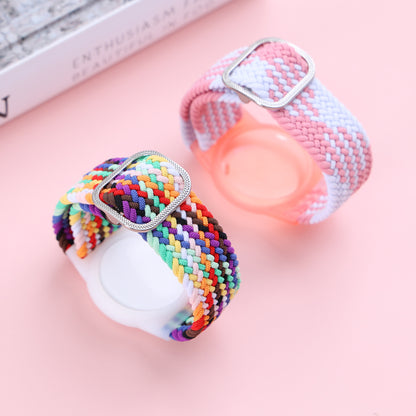 Airtag Kids Wristband - Soft Shell Rainbow Strap for Apple Airtag