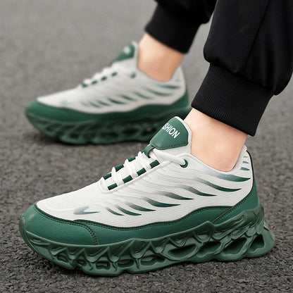 Men's Lace-up Sneakers - Thick-Soled Daddy Vulcanized Shoes