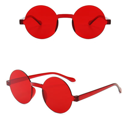 Rimless one-piece sunglasses
