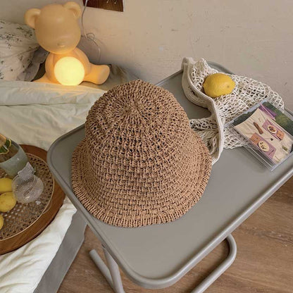 Fashion Knitted Round Top Fisherman Hat