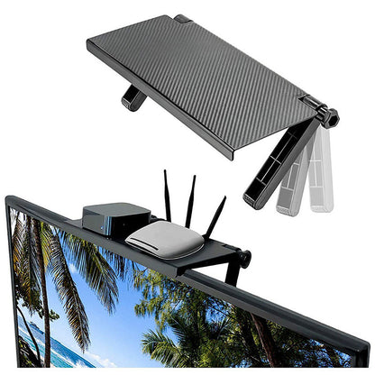 TV Remote Control For The Shelf Above The Computer Monitor