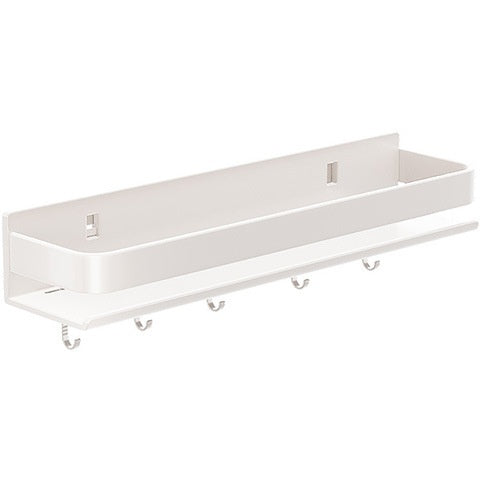 Milk White Kitchen Rack - Seasoning Rack, Punch-Free Wall Hanging