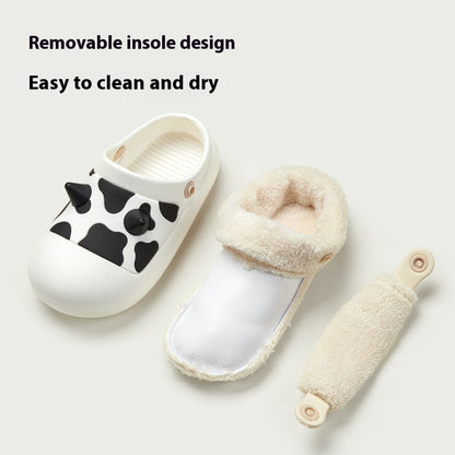 Winter Waterproof Home Boy Girls' Cotton Slippers