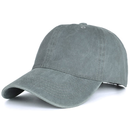 Unisex Washed Cotton Distressed Baseball Cap
