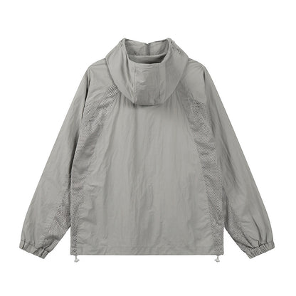Sun Protection Clothing - Lightweight Long Sleeve Hooded Jacket