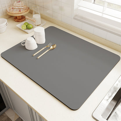 Modern & Minimalism Kitchen Countertop Water Draining Pad