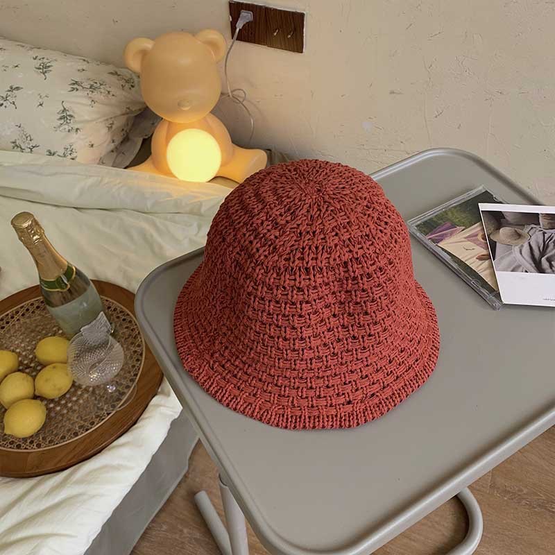 Fashion Knitted Round Top Fisherman Hat
