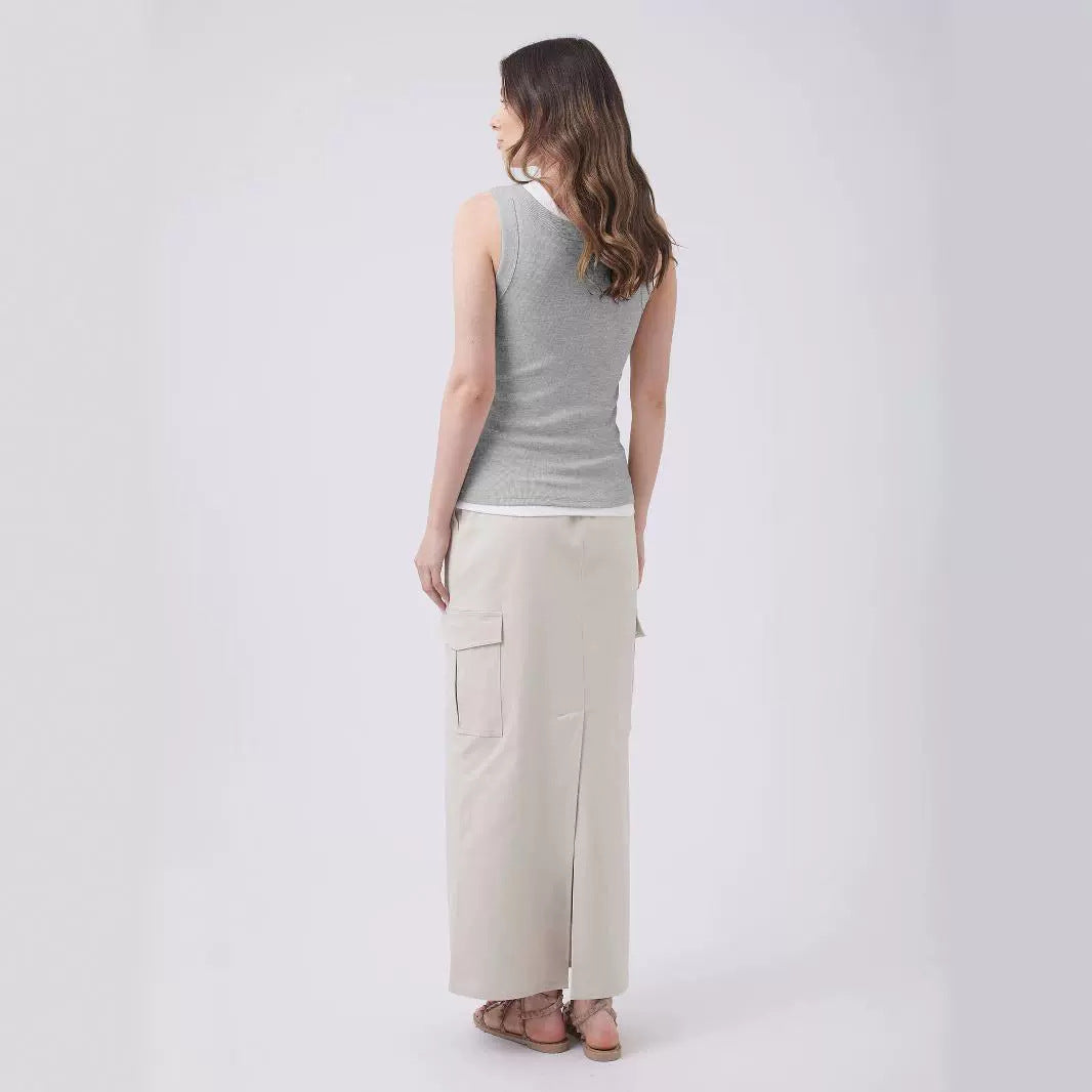 Women's Summer Wear Solid Color Sleeveless Top