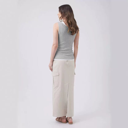 Women's Summer Wear Solid Color Sleeveless Top
