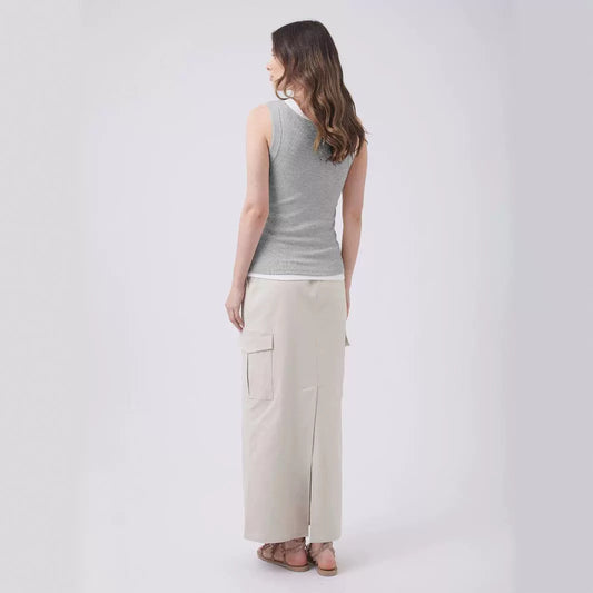 Women's Summer Wear Solid Color Sleeveless Top