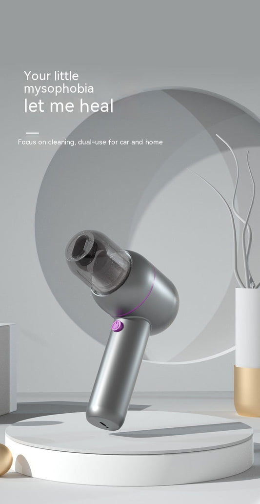 Super Handheld Portable Car Cleaner - Rechargeable Vacuum with Inflatable and Dust Removal Functions