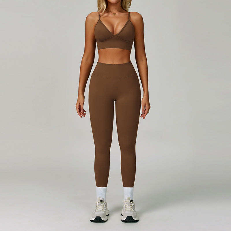 Women's Casual Seamless Tight Yoga Suit