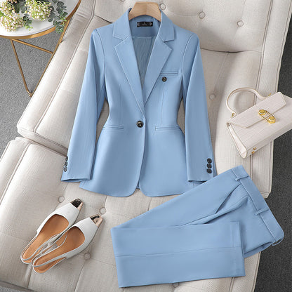 Long Sleeve Professional Women's Suit Trousers Formal Suit