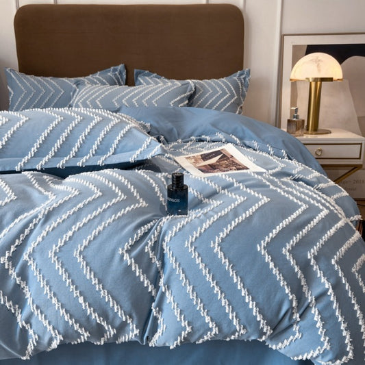 Washed And Cut Flowers All Year Round Universal Bed Sheet And Quilt Cover Four Piece Fitted Sheet