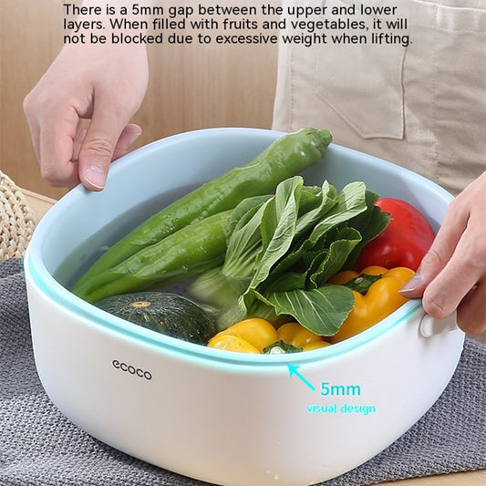 Washbasin Multi-functional Kitchen Double Layer Drain Basket