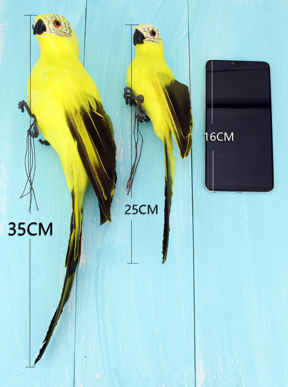 Artificial Foam Feather Parrot Decoration