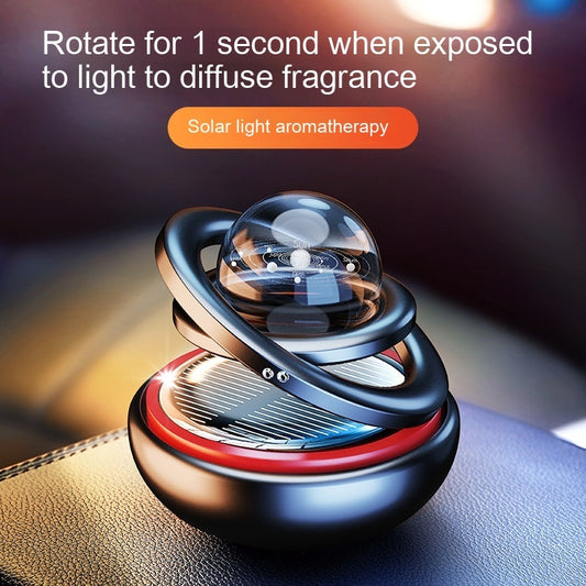 Solar Rotating Car Aroma Decoration
