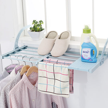 Multifunctional Hanging Window Sill Drying Rack - Adjustable and Durable