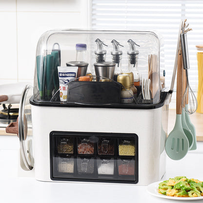 Kitchen Storage Rack Seasoning Supplies Storage Box