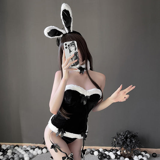 Women's Bunny Costume Lingerie Set – Playful and Elegant