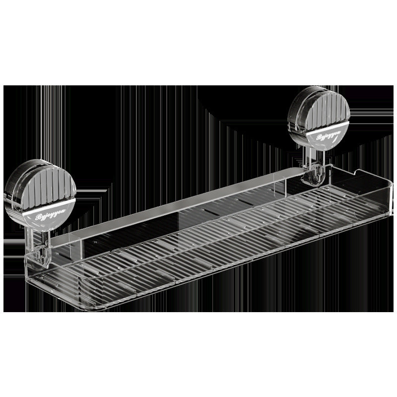 Bathroom Wall-Mounted Punch-Free Suction Cup Storage Rack