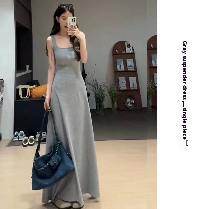 Summer Waist-tight Retro Dress Women