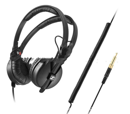 Head-mounted monitor music stereo headphones