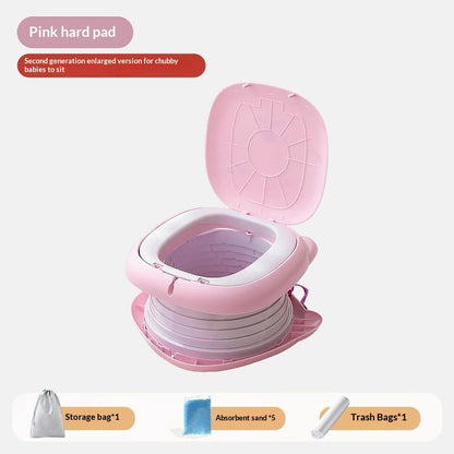 Children’s Outdoor Portable Car-Foldable Toilet Seat