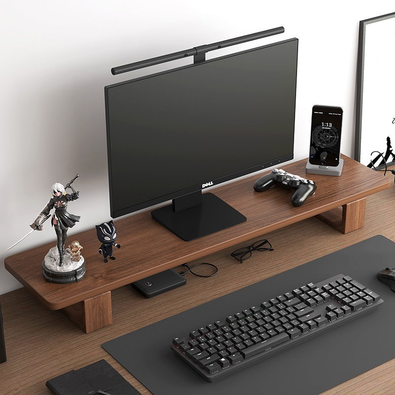 Computer Rack With Monitors Black Walnut Desktop Computer Monitor Increase Rack – Smile E Store