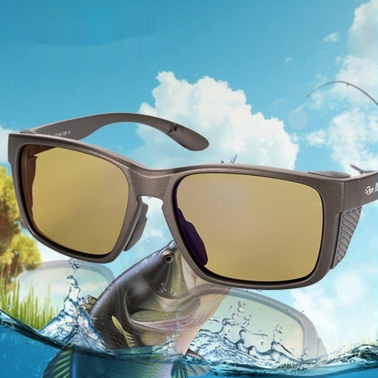 Outdoor Polarized Sunglasses - Anti-Shedding Full Rim Frame for Driving, Fishing, and Sailing