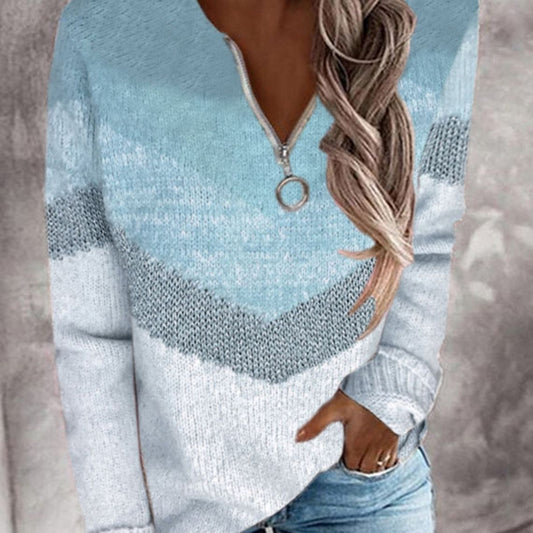 Slim-fit Sweater Pullover Round Neck Knitted Sweater