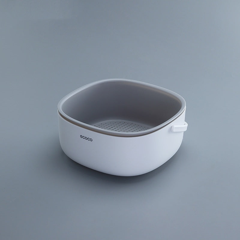 Washbasin Multi-functional Kitchen Double Layer Drain Basket