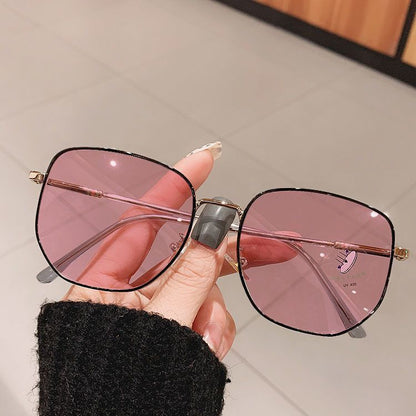 Color Changing Glasses Women's Myopia Can Be Equipped With Degrees