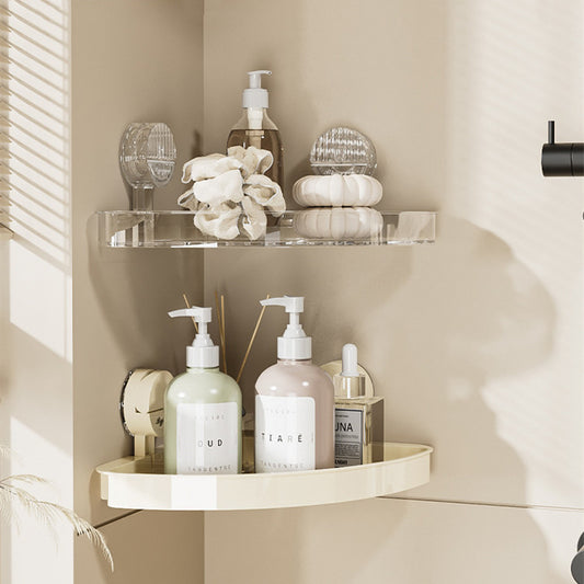 Suction Cup Punch-Free Toilet Corner Shower Triangle Storage Rack