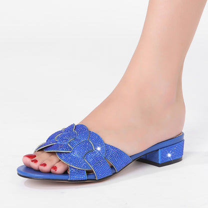Solid Color Slippers Sandals Daily With Party Women's Sandals